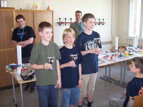 Moritz wird Zweiter mit 6 aus 7 in der Gruppe A beim 14. Abrafaxe-Kinder-Schachturnier 2010.