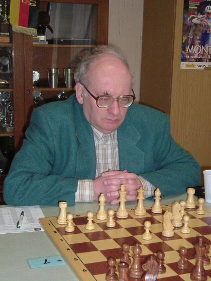 IM Günther Möhring/2313 wird Sechster mit 5 aus 9 bei der Berliner Einzelmeisterschaft M-Klasse 2005 - Es sollte seine letzte sein.