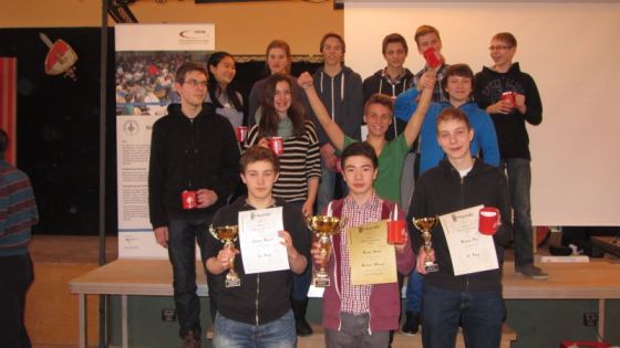 Johann wird Berliner Vize-Meister mit 5 aus 7 und Elisabeth Fünfte mit 4 aus 7 beim Finale der BJEM 2013 (U16).