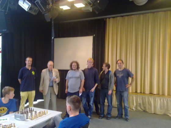 Benjamin wird Zweiter mit 6 aus 7 beim Günther-Möhring-Gedenk-Turnier 2013.