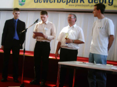 from the left to the right: Johann Eberlein, Jan Kinder, Guido Thielsch & Andreas Rehfeldt