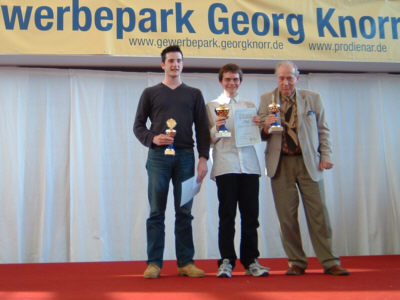 Die Top 3: Philipp Neerforth, Atila Gajo Figura, FM Werner Reichenbach