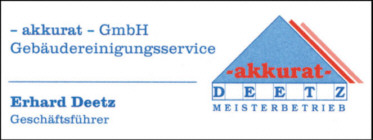 Akkurat GmbH - Cleaning agency service in buildings