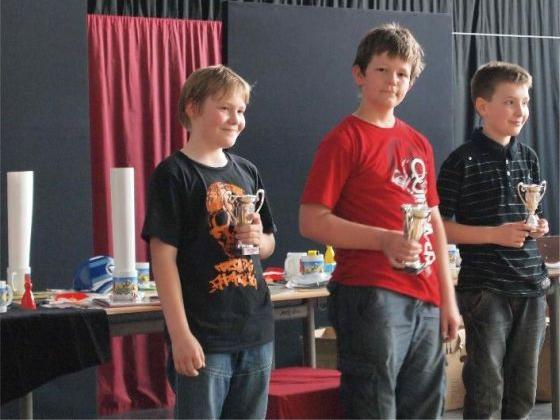 Jakob wird Zweiter mit 6 aus 7 in der Gruppe B beim 14. Abrafaxe-Kinder-Schachturnier 2010.