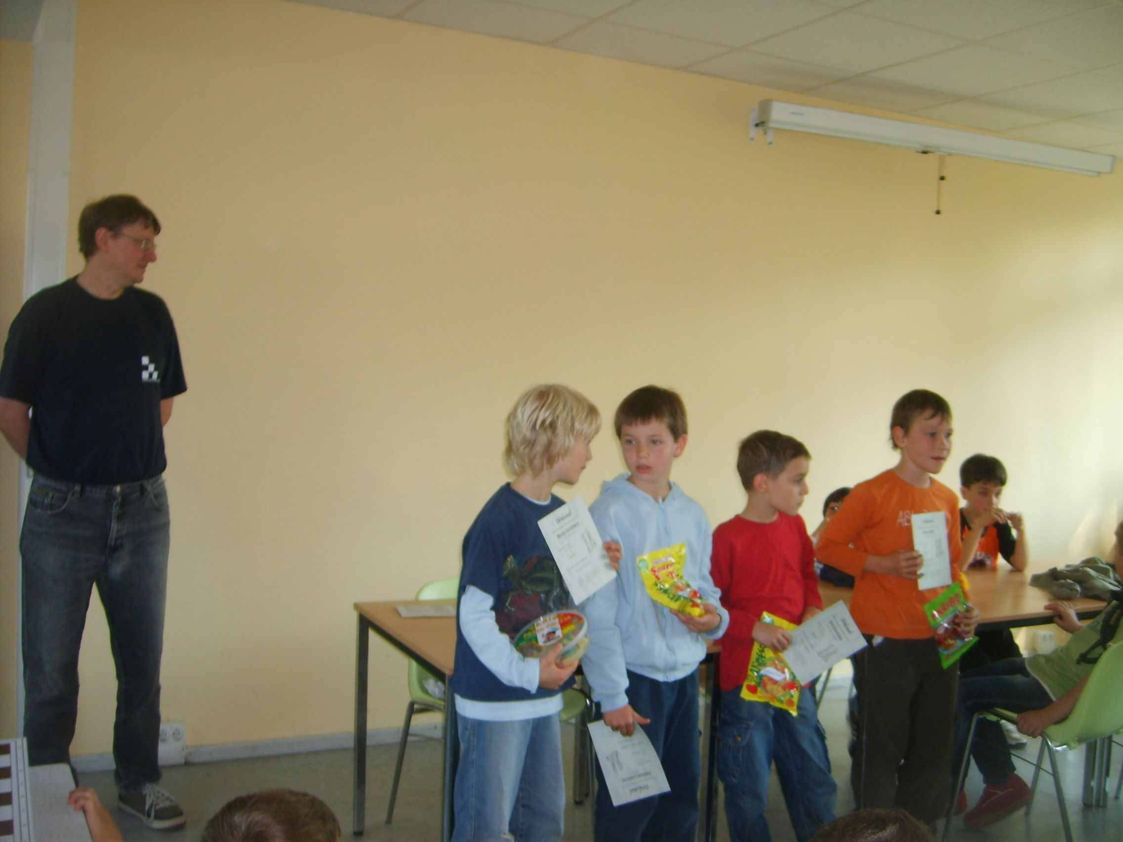 Die Qualifizierten der 1. Vorrunde der BJEM 2008/09 (U10)